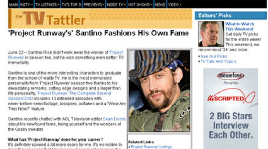Santino Rice from Project Runway